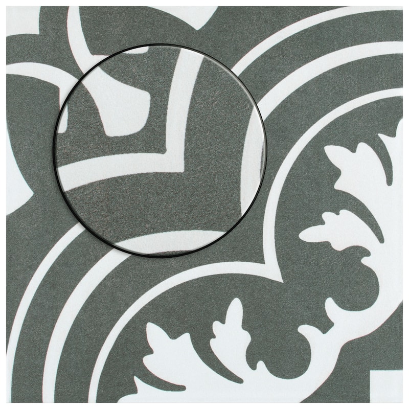 Merola Tile Twenties Classic 7-3/4" x 7-3/4" Ceramic Floor and Wall Tile