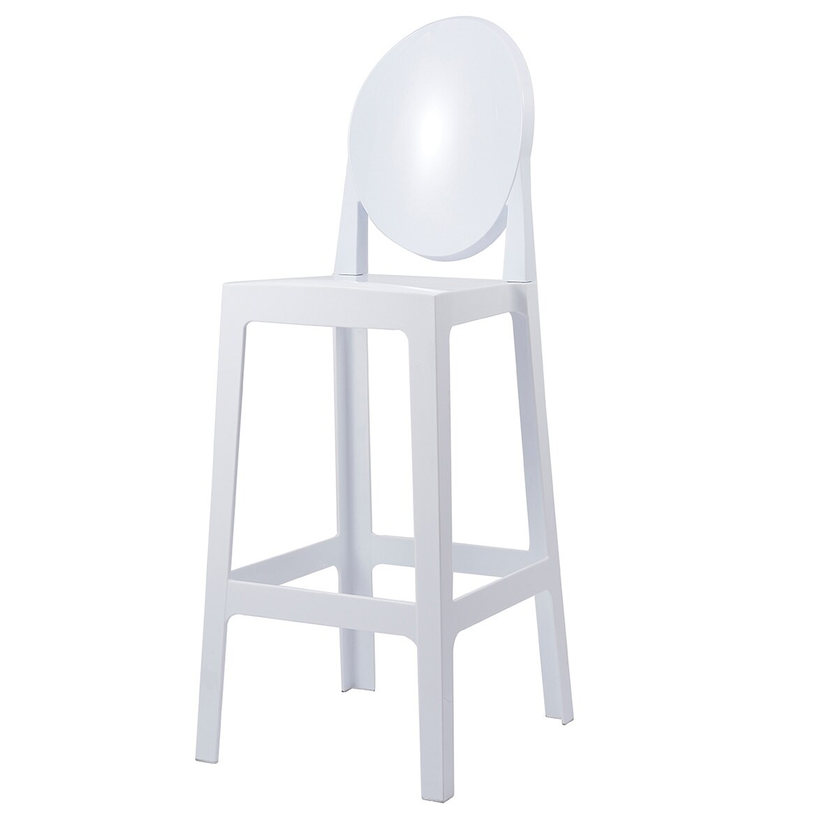 2xhome Set Of 2 White Modern 30 Seat Bar Stool Counter Height With Back Plastic Chairs For Home Restaurant Office Overstock 25557923