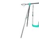 preview thumbnail 12 of 11, Four-Function Blackish Green Swingset with Metal and Plastic Safe Swing Seats for Outdoor Play - 150.79” L x 53.55” W x 70.97” H