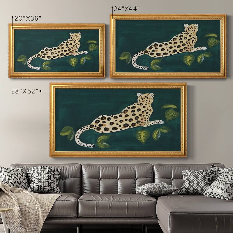 Lethargic Leopard I Premium Framed Canvas- Ready to Hang