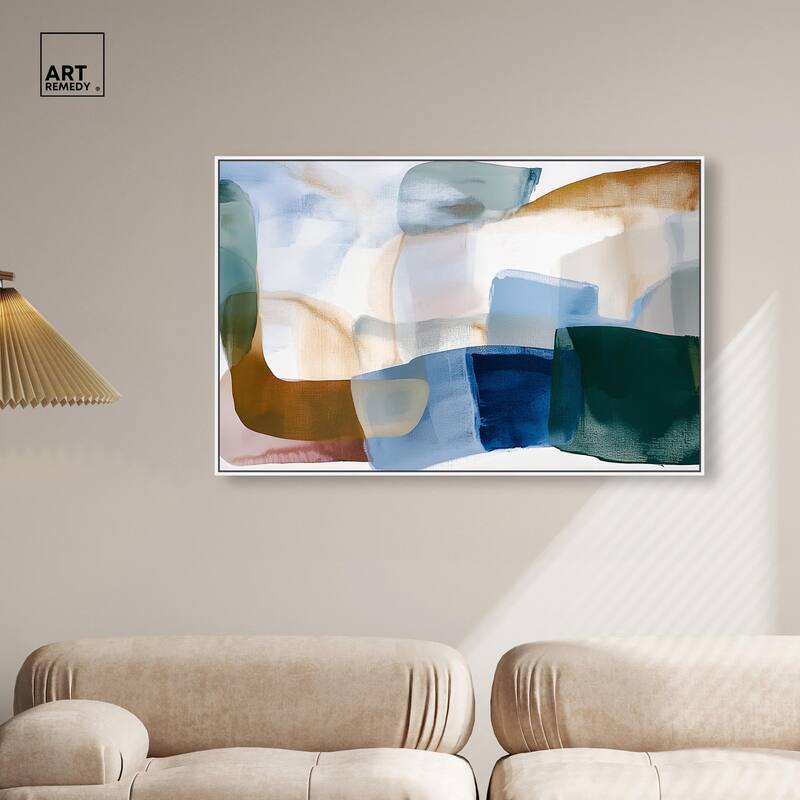 Contoured Calm I Canvas by Art Remedy