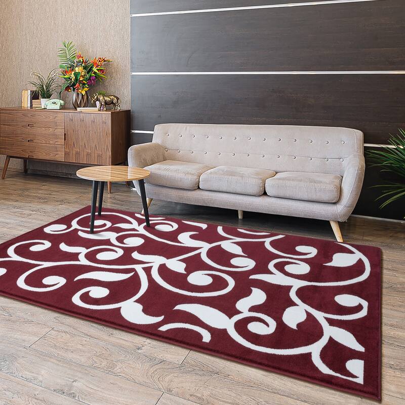 SUSSEXHOME Area Rugs Modern Design for Living Room