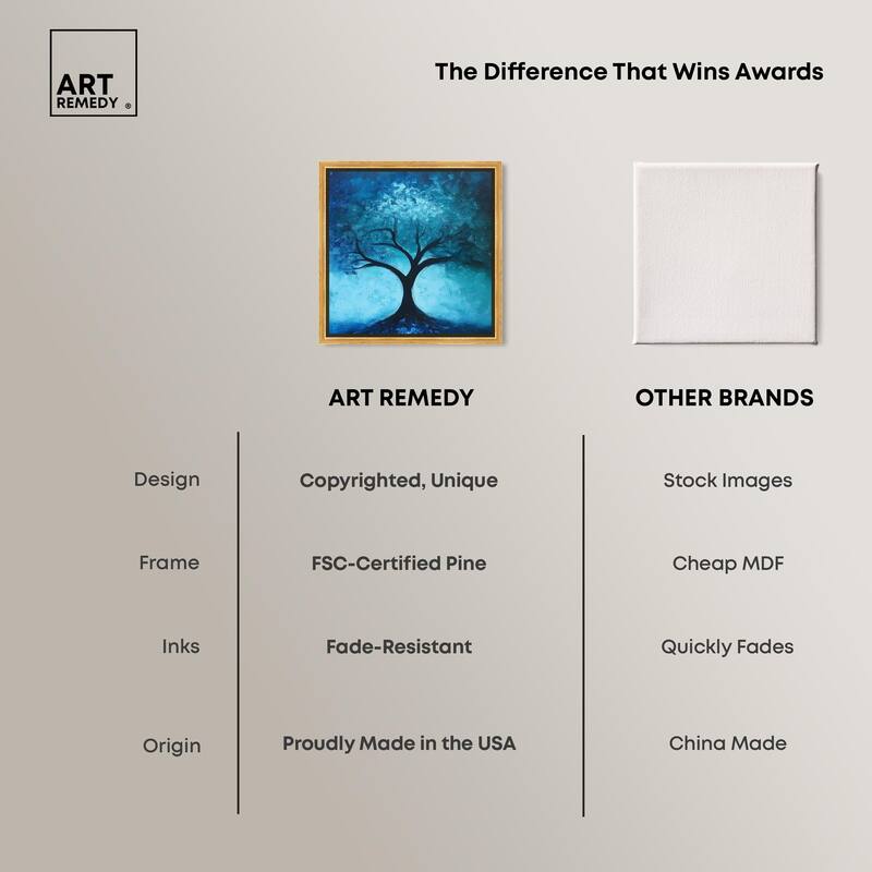 Tree of Opposites III Canvas by Art Remedy