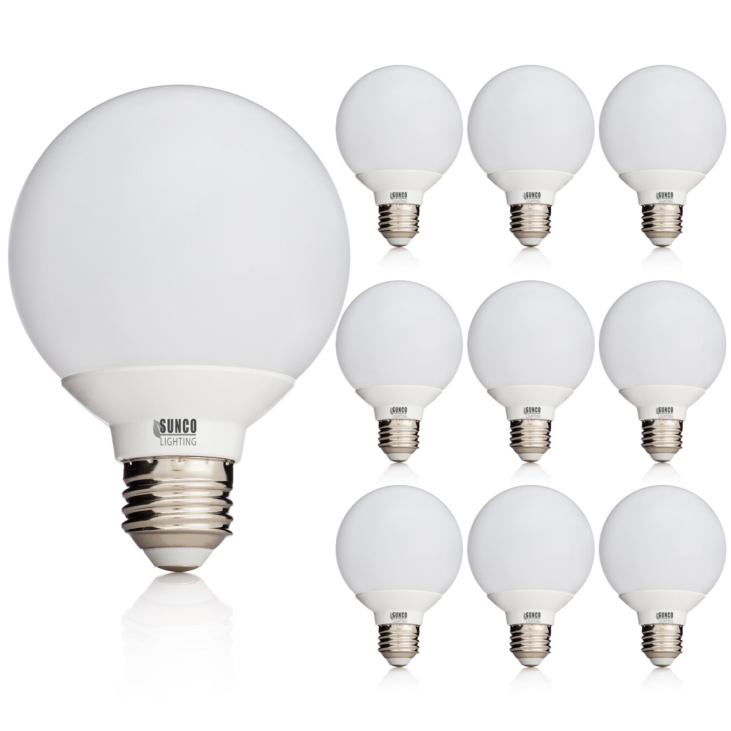 Sunco lighting warm white outlet bulb for vanities