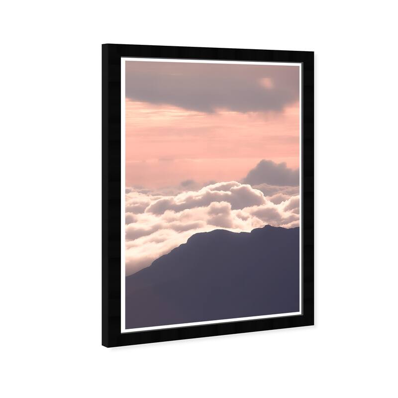 Wynwood Studio Prints Nature and Landscape Blush and Clouds Pink and Modern & Contemporary Wall Art Canvas Print