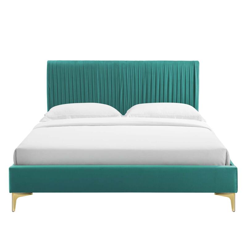 Peyton Performance Velvet Full Platform Bed
