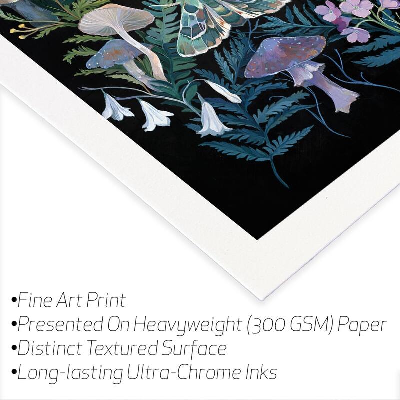 Sphinx Moth Fine Art Paper Print by Clara McAllister - Multi - 32x24