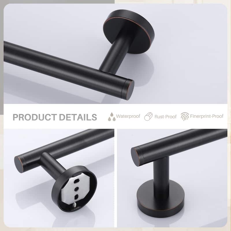 WOWOW Mutiple length Wall Mounted Stainless Steel Towel Bar
