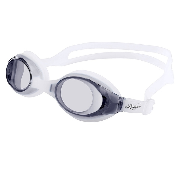 Zodaca Black/ White Non-Fogging Water Sports Swimming Goggles for Kids