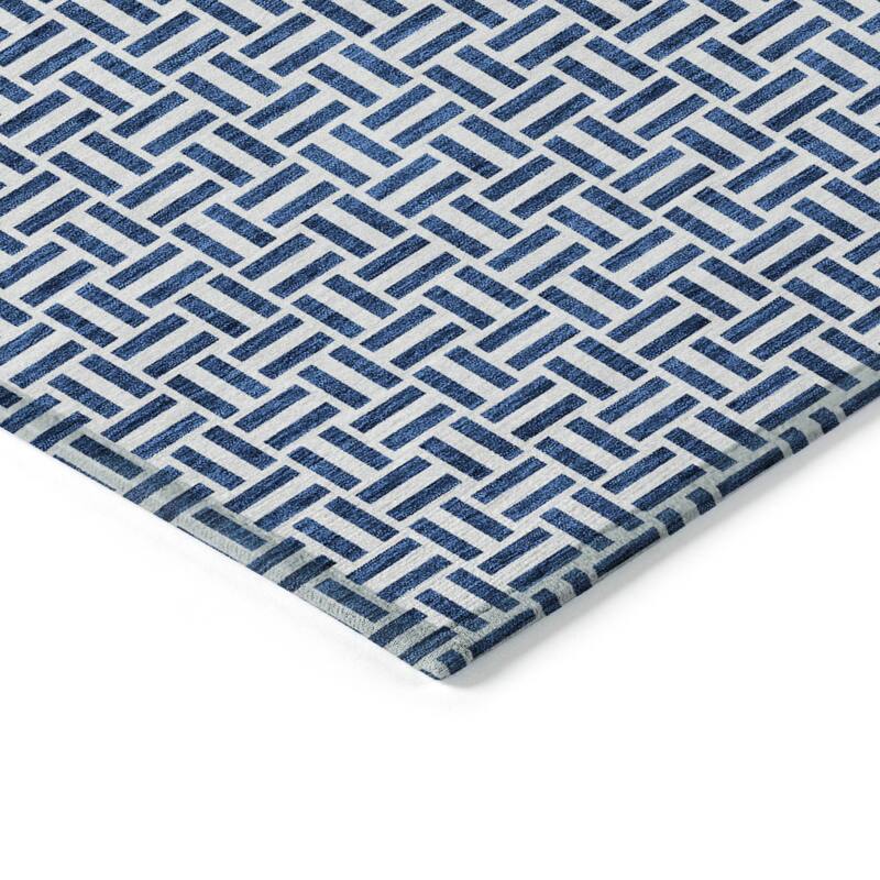 Machine Washable Indoor/ Outdoor Chantille Contemporary Casual Rug