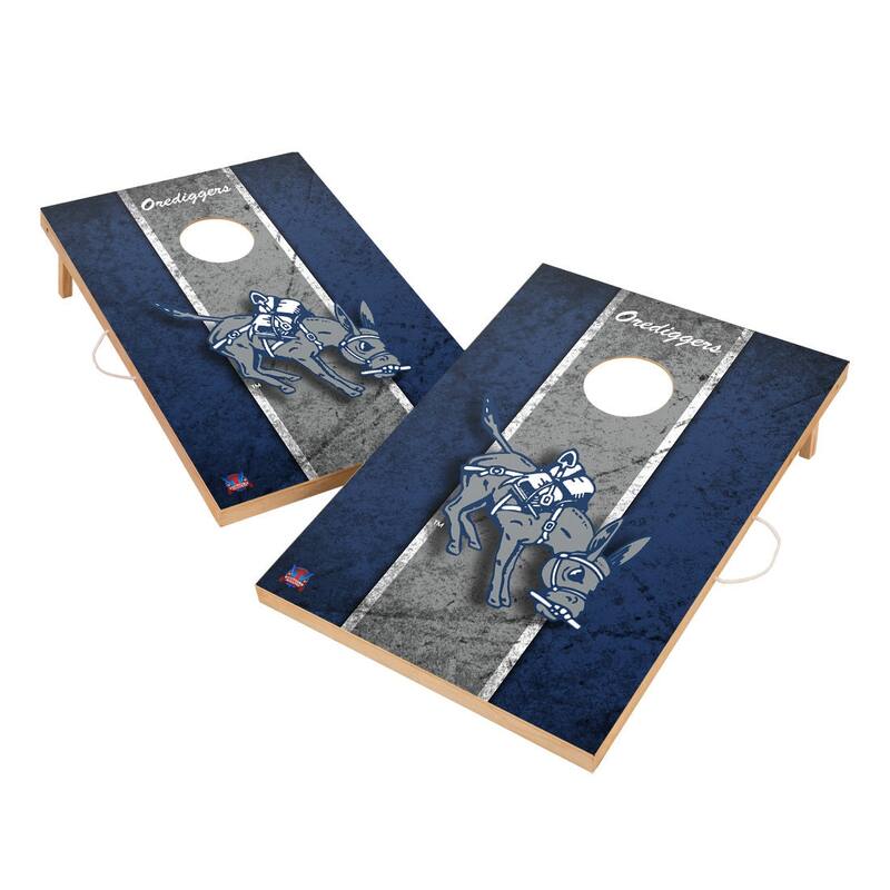 Vintage Colorado Mines Orediggers Regulation 2x4 Cornhole Set