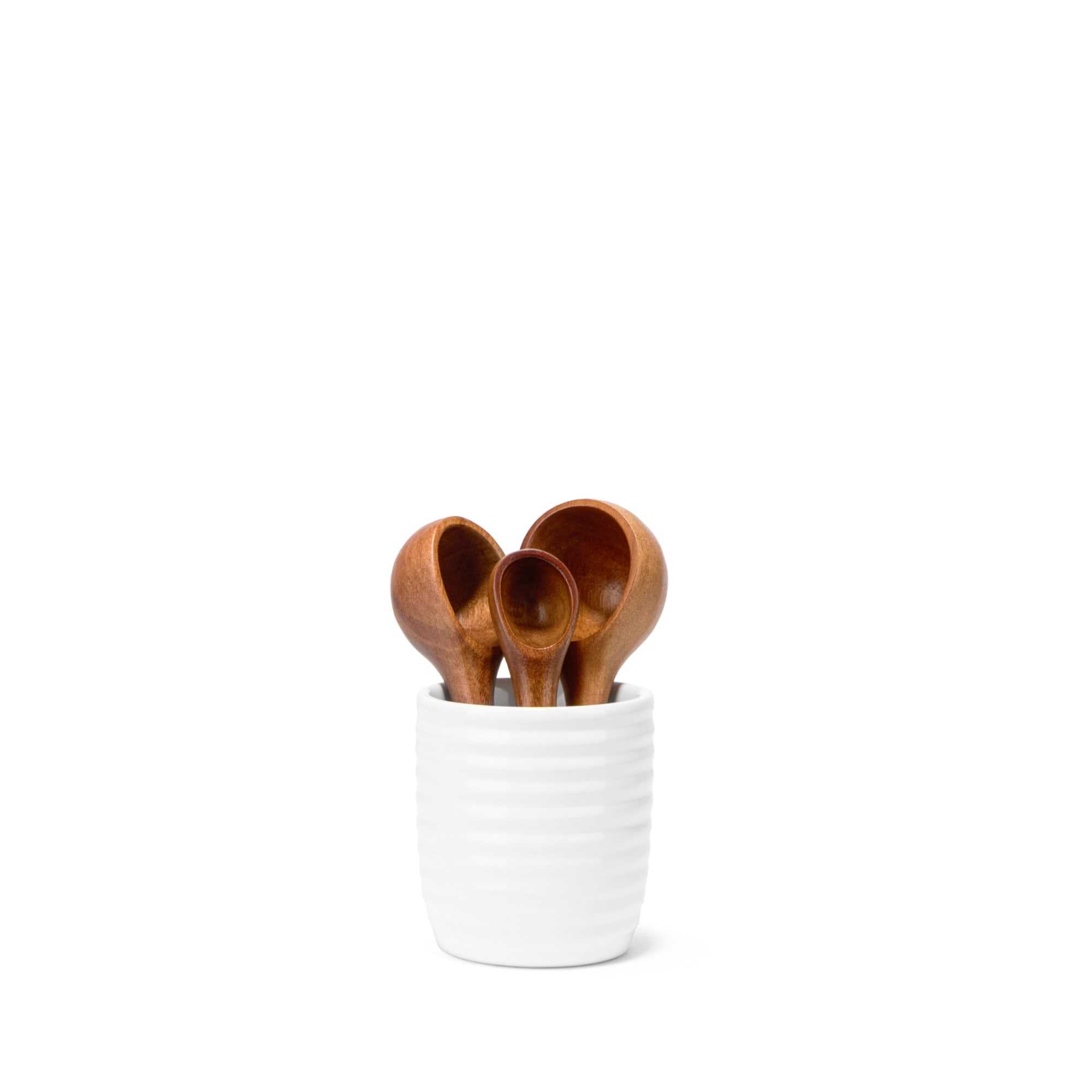 Nambe Breaking Bread Canister with Measuring Spoons