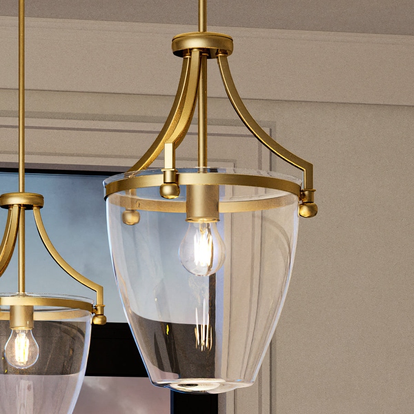 Transitional style pendant lighting top