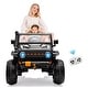 preview thumbnail 27 of 48, 24V Kids 2 Seater Ride On Truck Car Electric Vehicles w/Remote Control Black