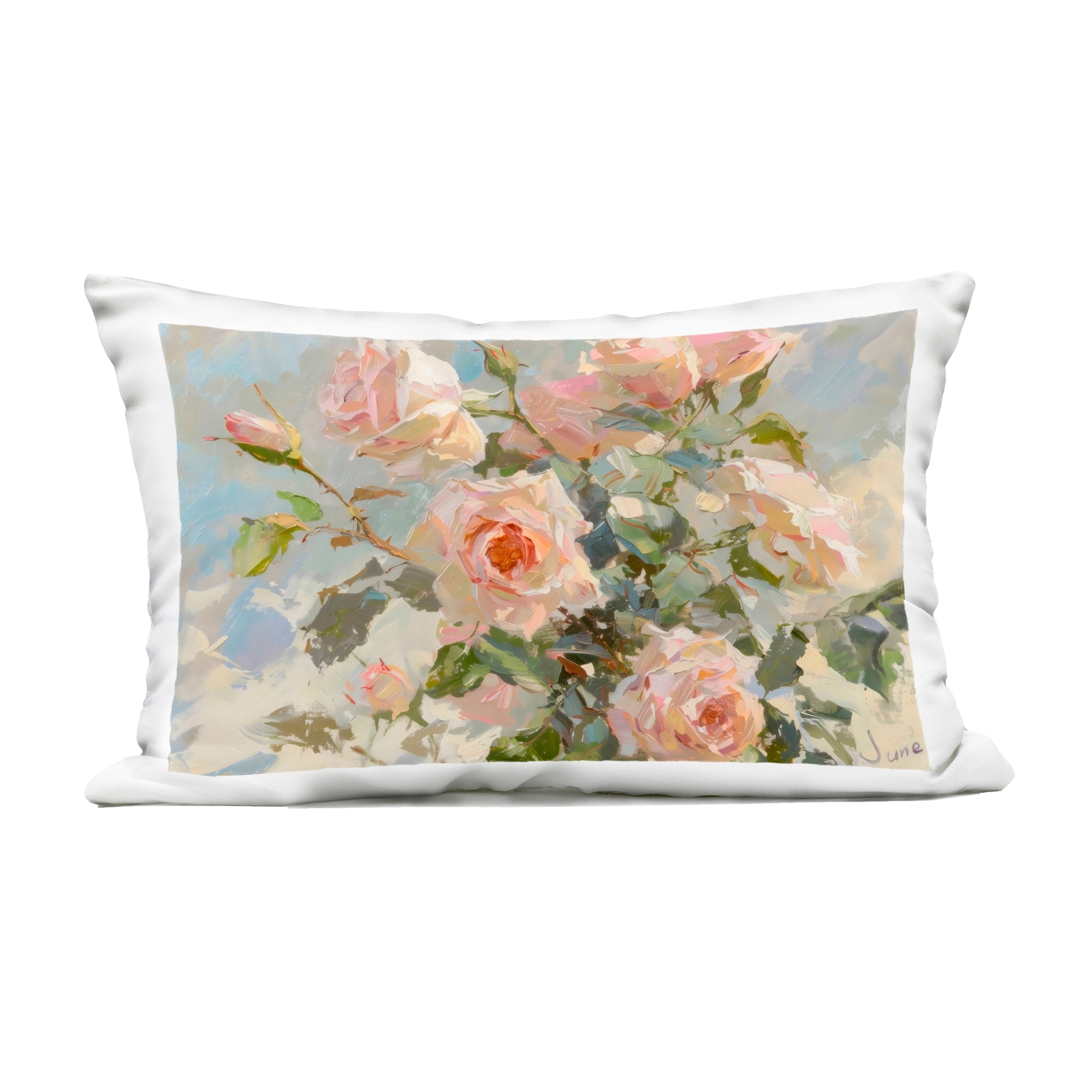 Stupell Beautiful Pink Roses Bundle Outdoor Throw Pillow Design By Creative Studio
