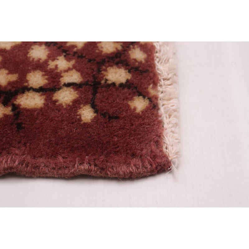 ECARPETGALLERY Hand-knotted Melis Vintage Green Wool Rug - 5'8 x 9'0