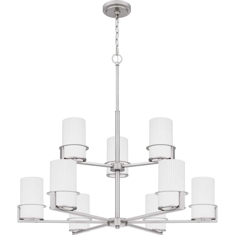 Seymour 9-Light Brushed Nickel Chandelier