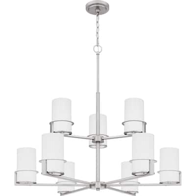 Seymour 9-Light Brushed Nickel Chandelier