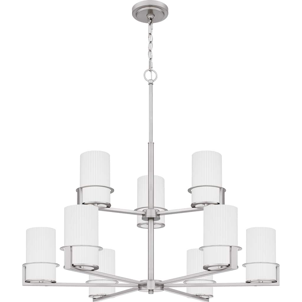 Seymour 9-Light Brushed Nickel Chandelier