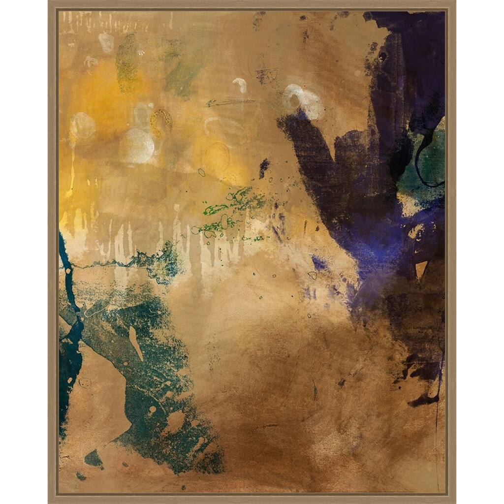 Amber Haze No. 1 by Sisa Jasper Framed Canvas Wall Art Print