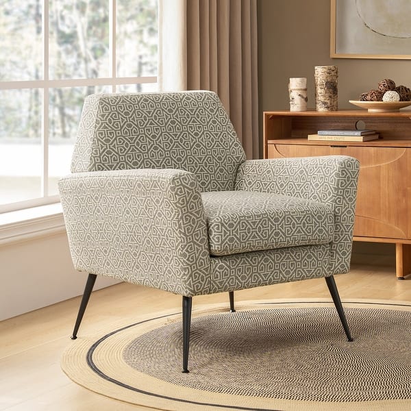 slide 2 of 24, Silas Modern Armchair with Metal Legs by HULALA HOME HARBOR