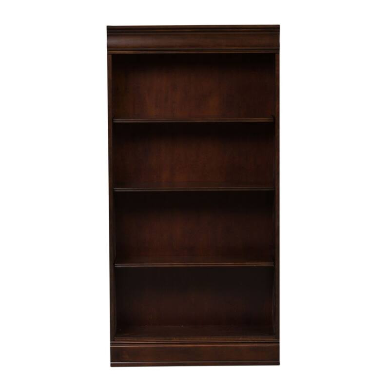 Brayton Manor Cognac Jr Executive 60 Inch Bookcase