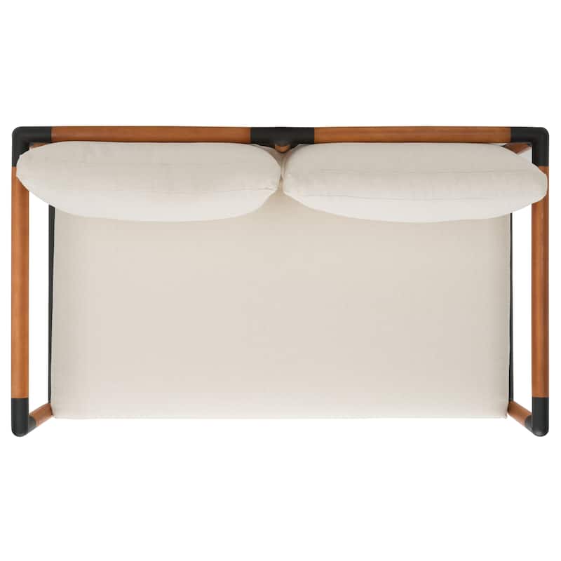 SAFAVIEH Couture Vinie Patio Sofa - 61 In W x 33 In D x 26 In H - 61W x 33D x 26H