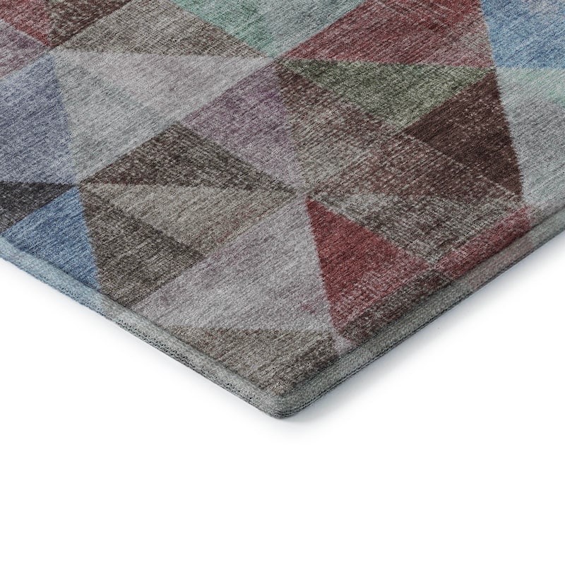 Premium Washable Super Soft Contemporary Mosaic Mayfield Rug