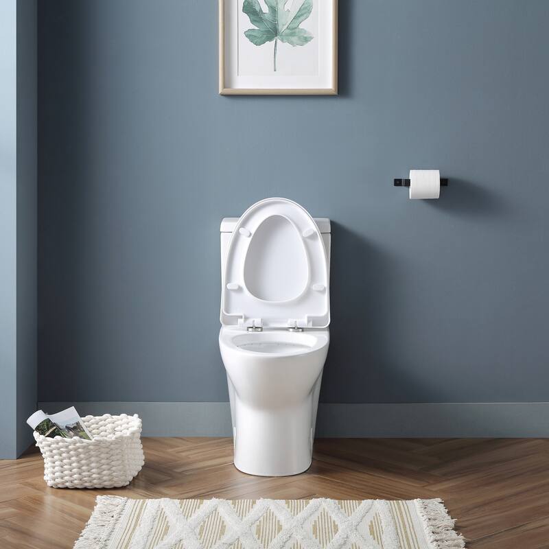 Beverly 2-Piece 1.1/1.6 GPF Dual Flush Elongated Toilet in White, Seat Included