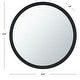 preview thumbnail 7 of 14, SAFAVIEH Jove 24-inch Round Mirror