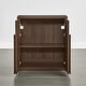 preview thumbnail 49 of 49, Spruce & Spring Modern Sideboard Buffet Cabinet with Wave Design