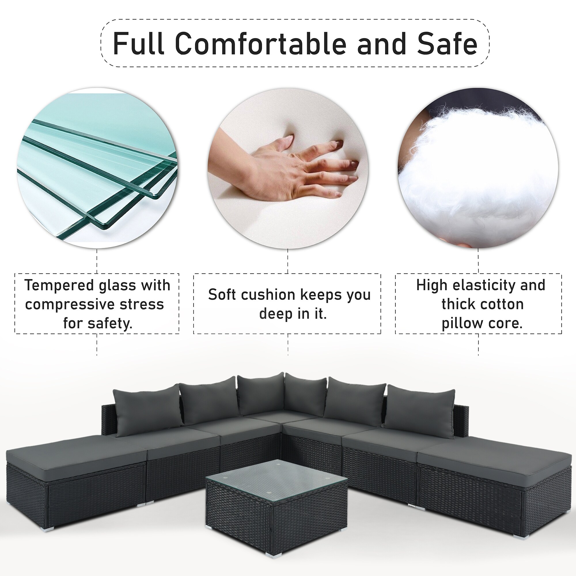 8 seater garden sofa sales
