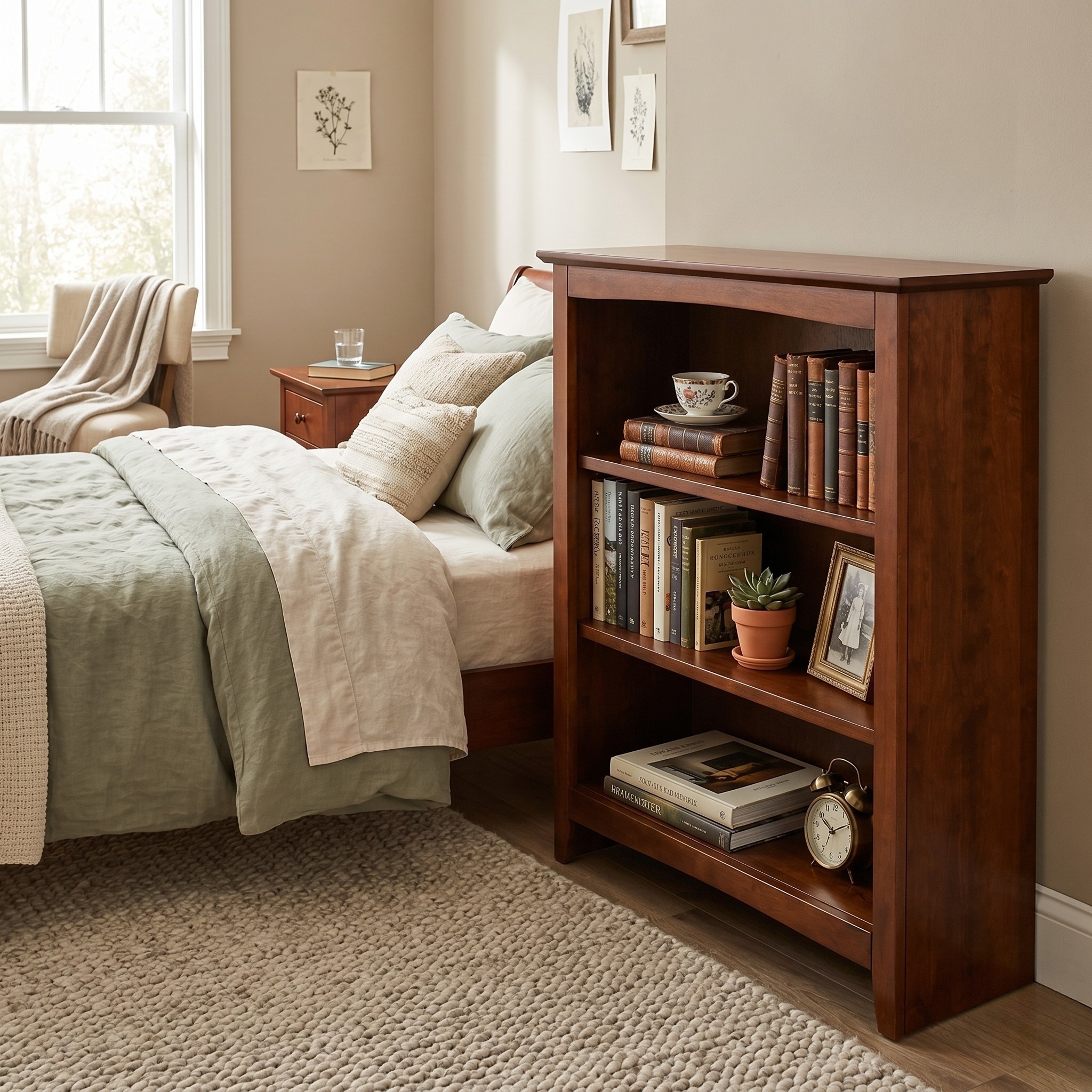 International Concepts Shaker 36-inch Solid Wood Bookcase