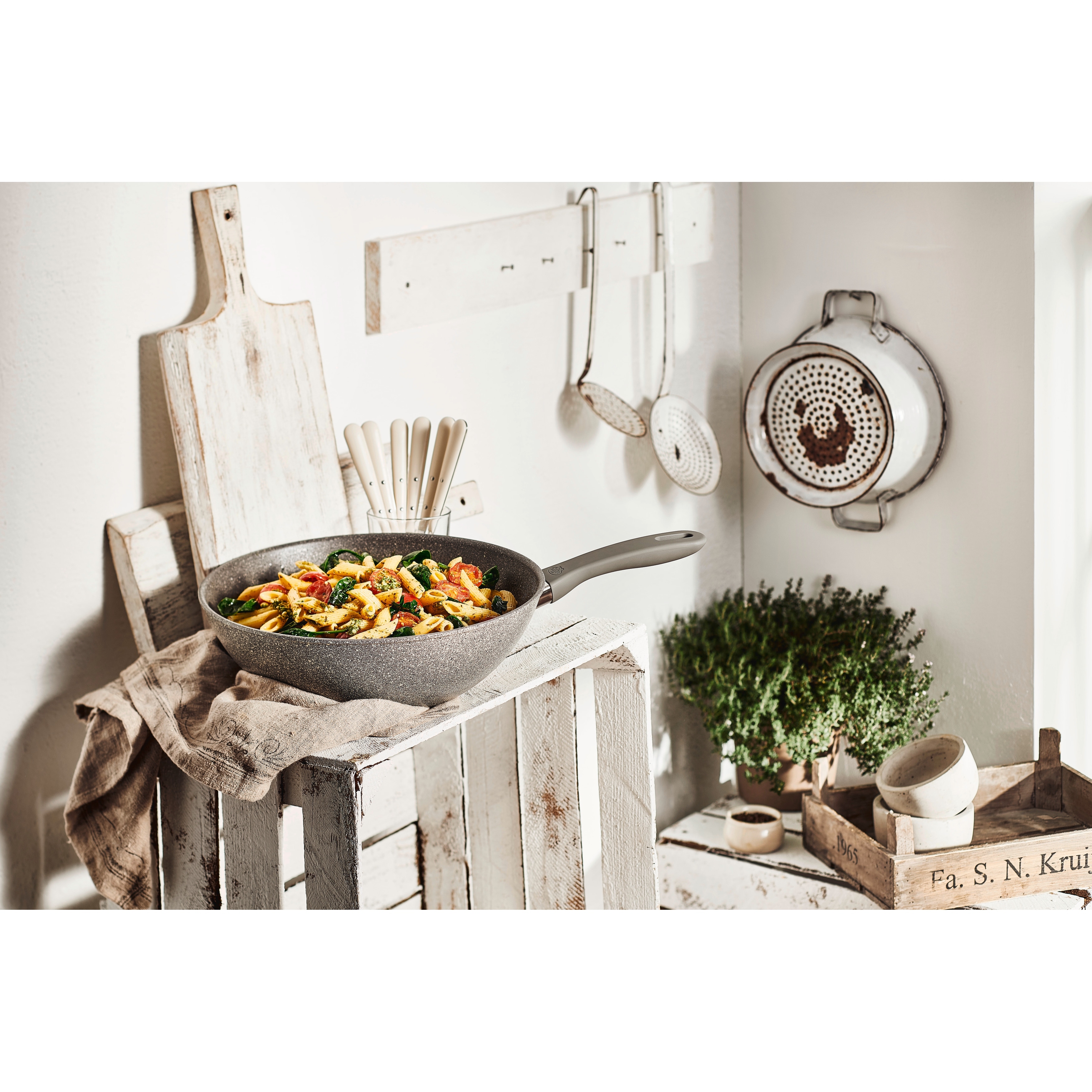 BALLARINI Parma by HENCKELS Forged Aluminum Nonstick Fry Pan, Made in Italy  - Granite - Bed Bath & Beyond - 18303304