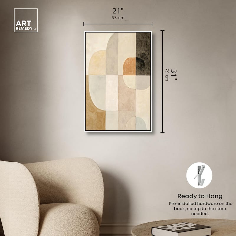 Overlapping Planes I Canvas by Art Remedy