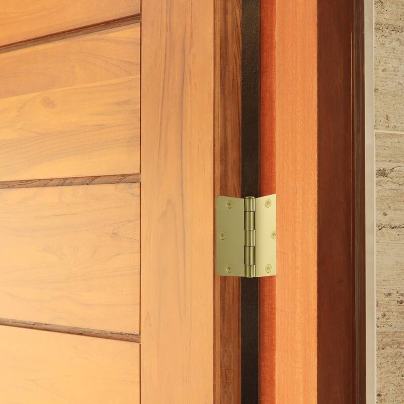 Design House 180672 3-1/2" x 3-1/2" Butt 1/4" Radius Corner Surface