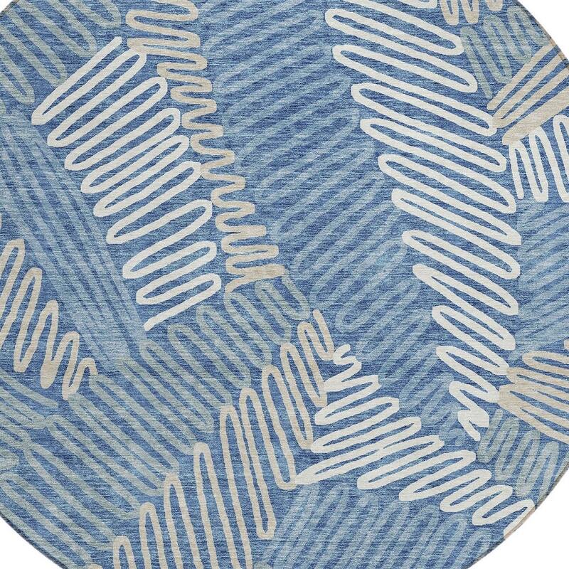 HomeRoots Floral Transitional Rectangle Outdoor Rug