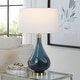 preview thumbnail 2 of 4, Uttermost Riviera Art Glass Table Lamp - 17"W x 27.75"H x 17"D