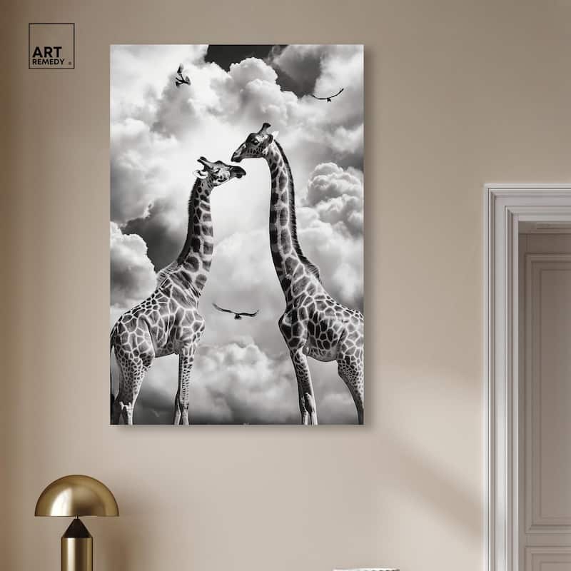 Giants in Love I Canvas by Art Remedy, Gallery Wrapped