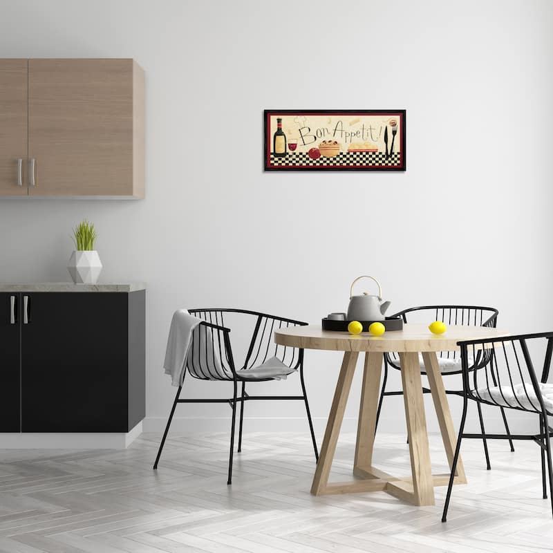 Bon Appetit Kitchen Framed Wall Art