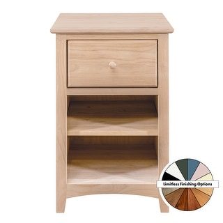 Arch+Haven Unfinished Solid Wood Nightstand - Bed Bath & Beyond - 36501151