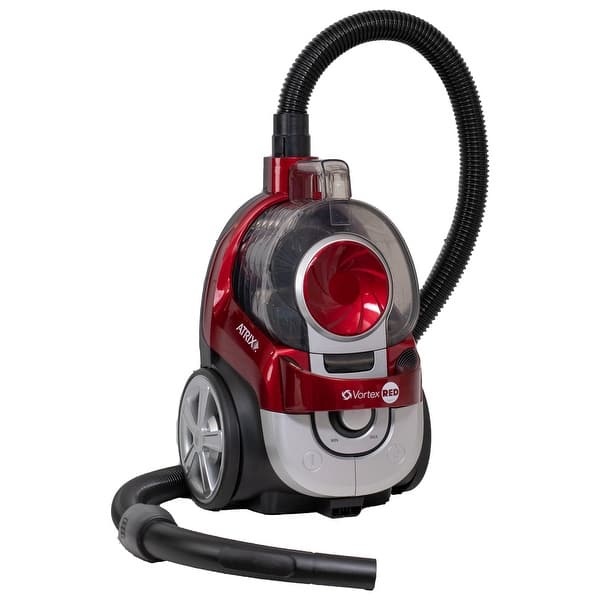slide 2 of 10, Atrix VR25BCV Vortex Red Vacuum with HEPA Filtration