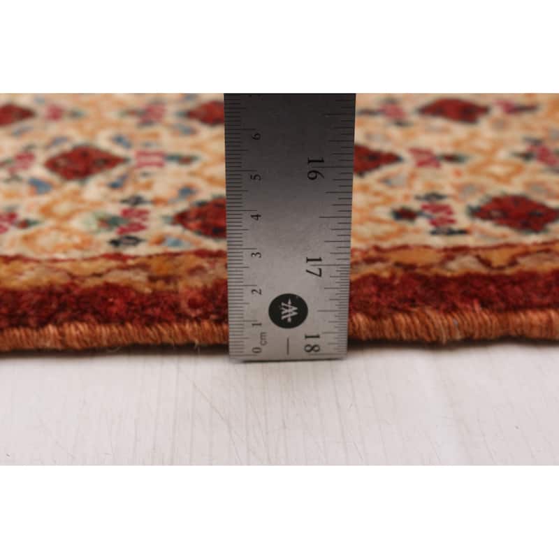 ECARPETGALLERY Hand-knotted Andelz Cream Wool Rug - 2'0 x 9'0
