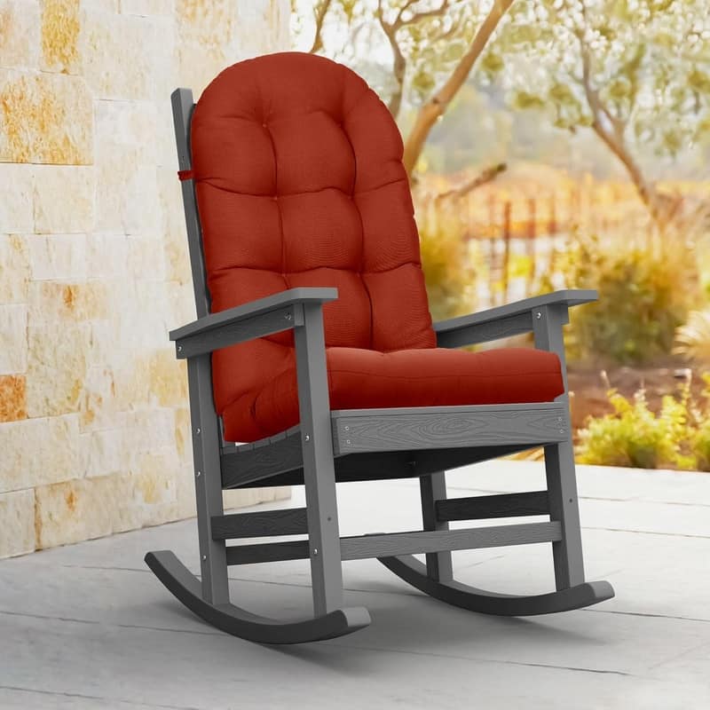 WINSOON 49x20x5 Inch Adirondack Chair Cushion Set of 2, Thickened and High Back Chair Cushion