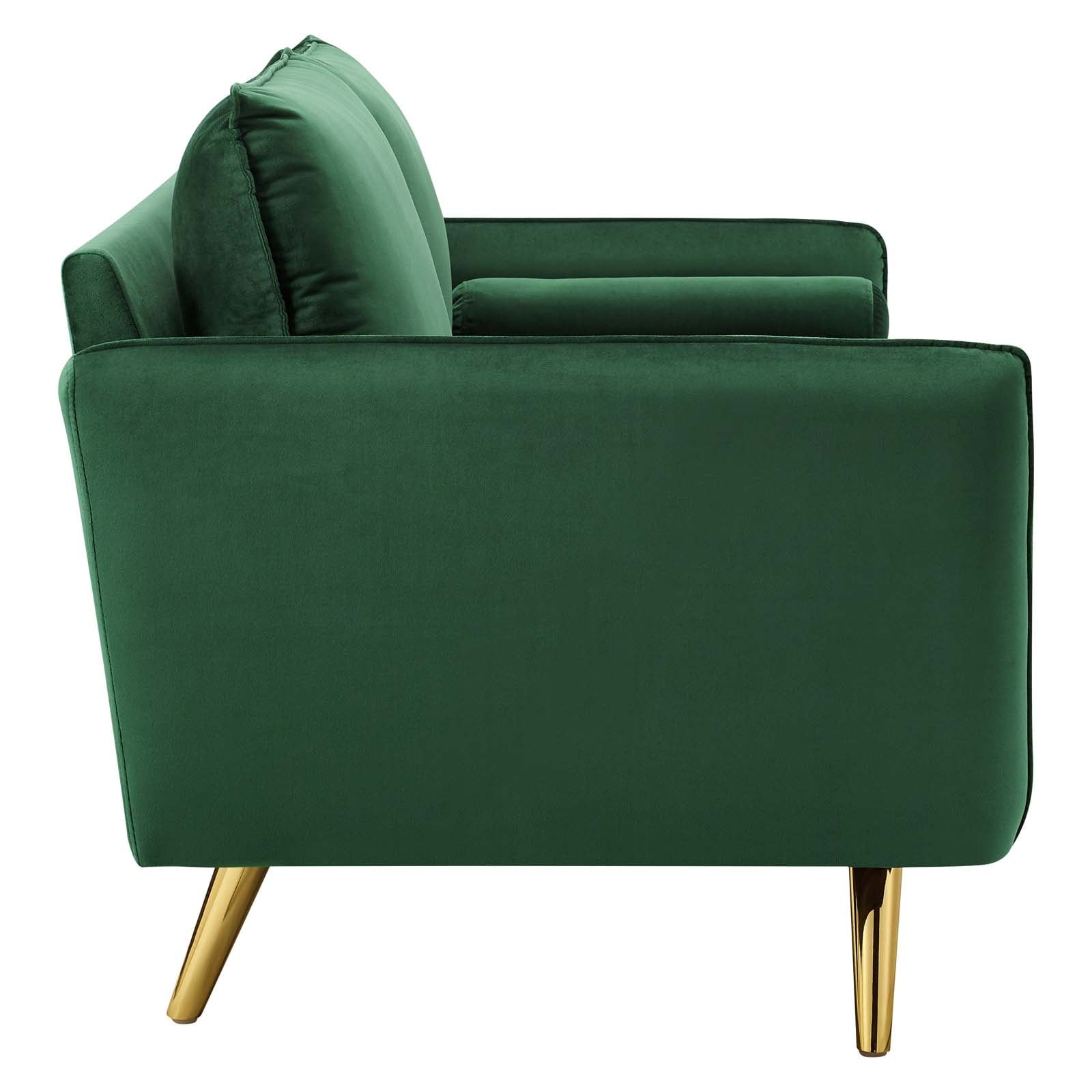 velvet sofa chair