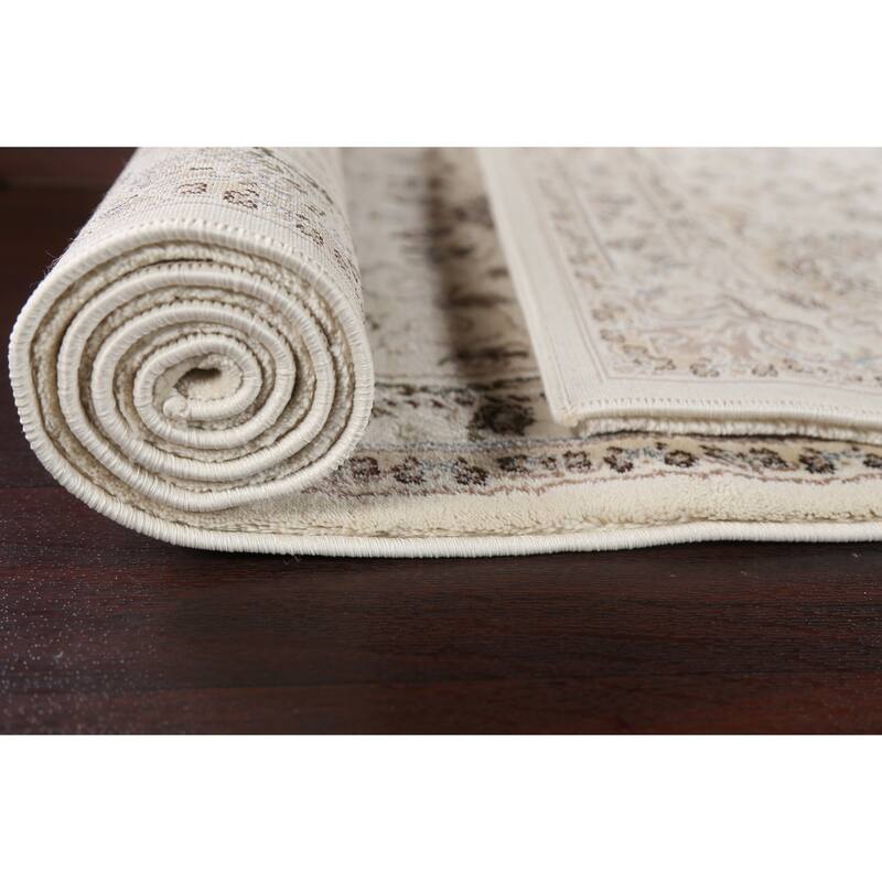 Floral Medallion Turkish Transitional Oriental Rug Traditional Carpet