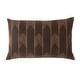preview thumbnail 24 of 25, Drancy Velvet Chevron Lumbar Pillow