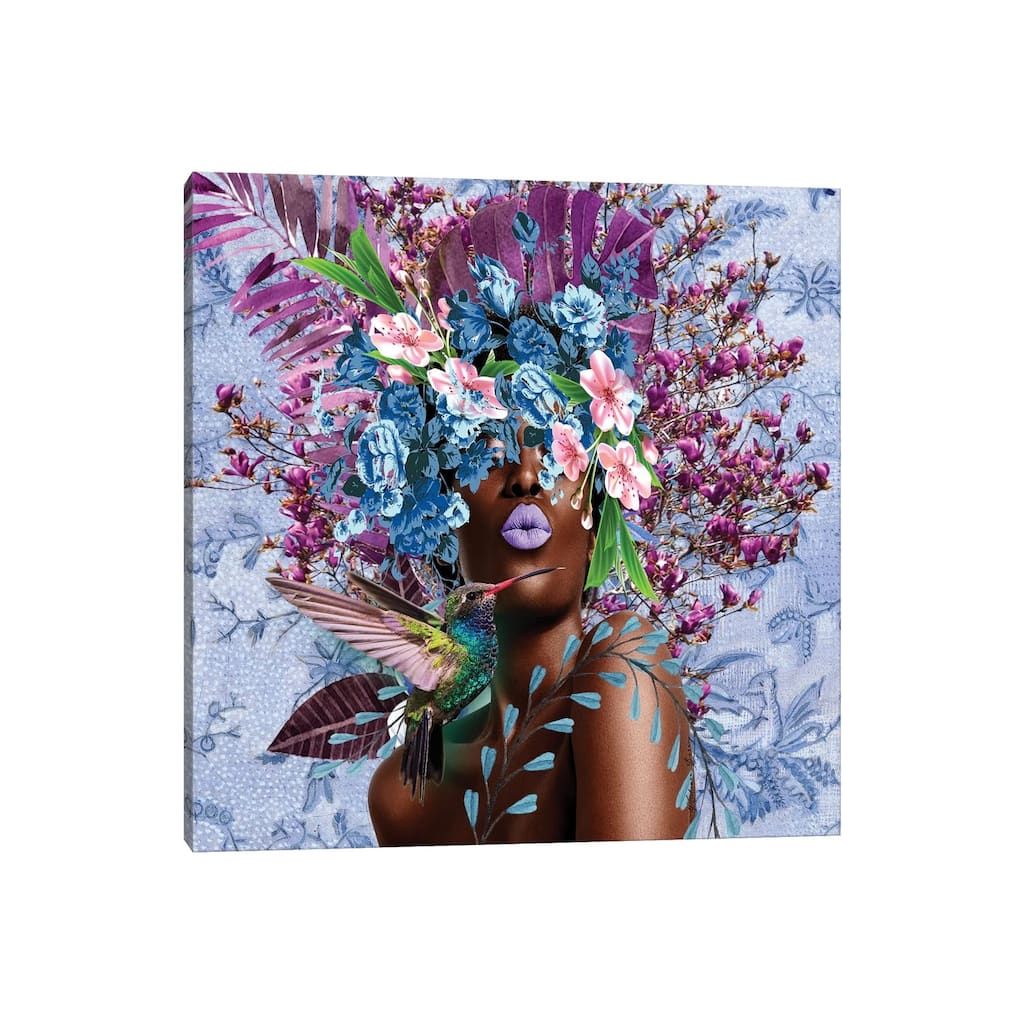 iCanvas "Women In Bloom - Purplicious" by Yvonne Coleman Burney Canvas Print