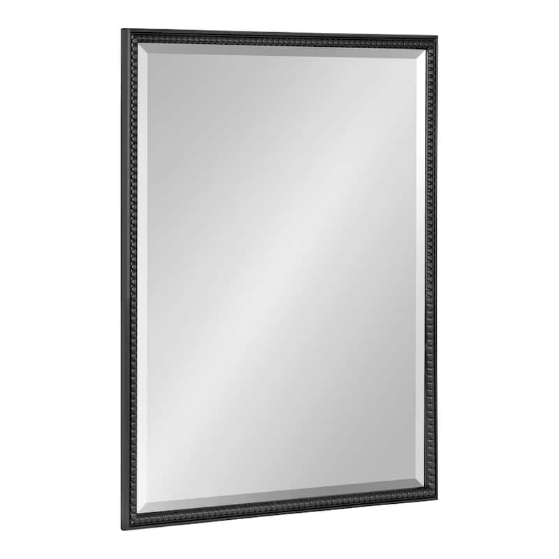 Kate and Laurel Makenna Rectangle Wall Mirror - 20x30 - Black