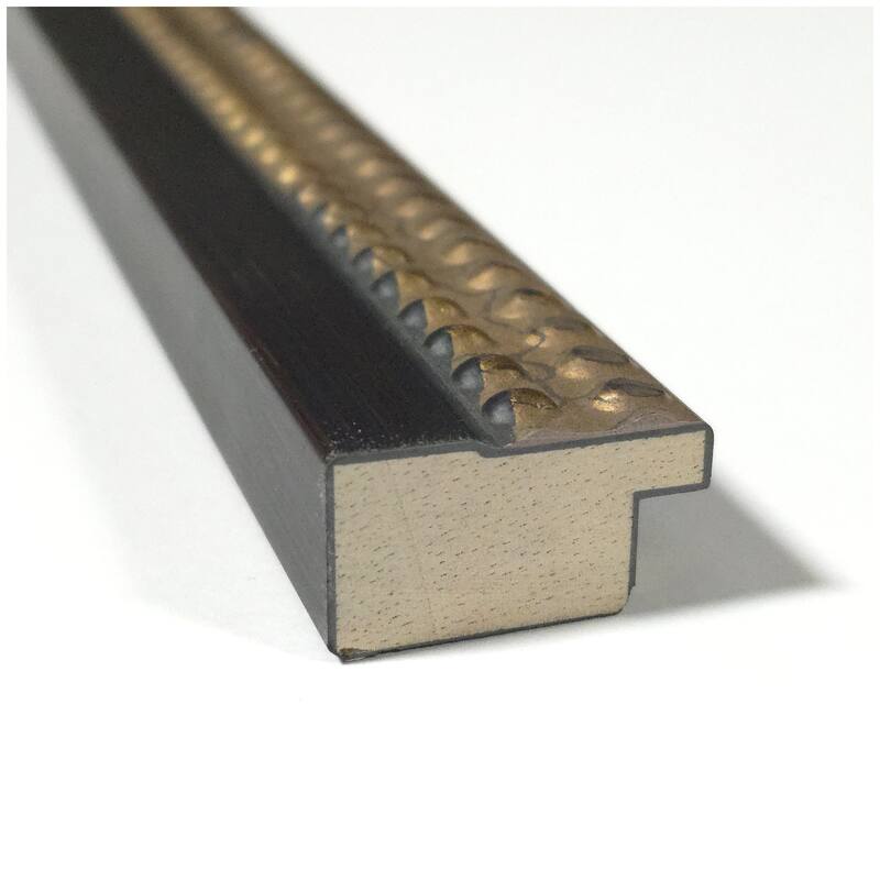 Kate and Laurel Half Moon Bay by Felicia Dadak Framed Mounted Canvas Wall Art Print